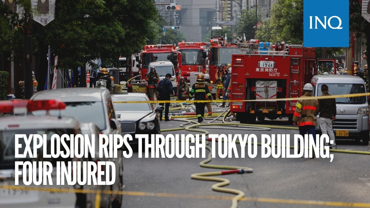 Explosion rips through Tokyo building; four injured
