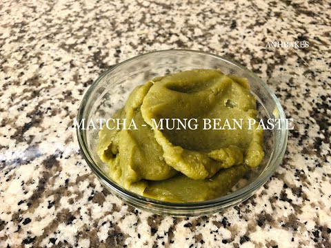 Matcha Mung Bean Paste