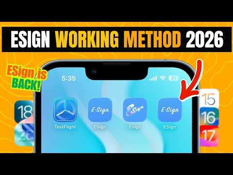 NEW ESign Certificate 2026 | Install IPA on iPhone & iPad (No PC / No Jailbreak)