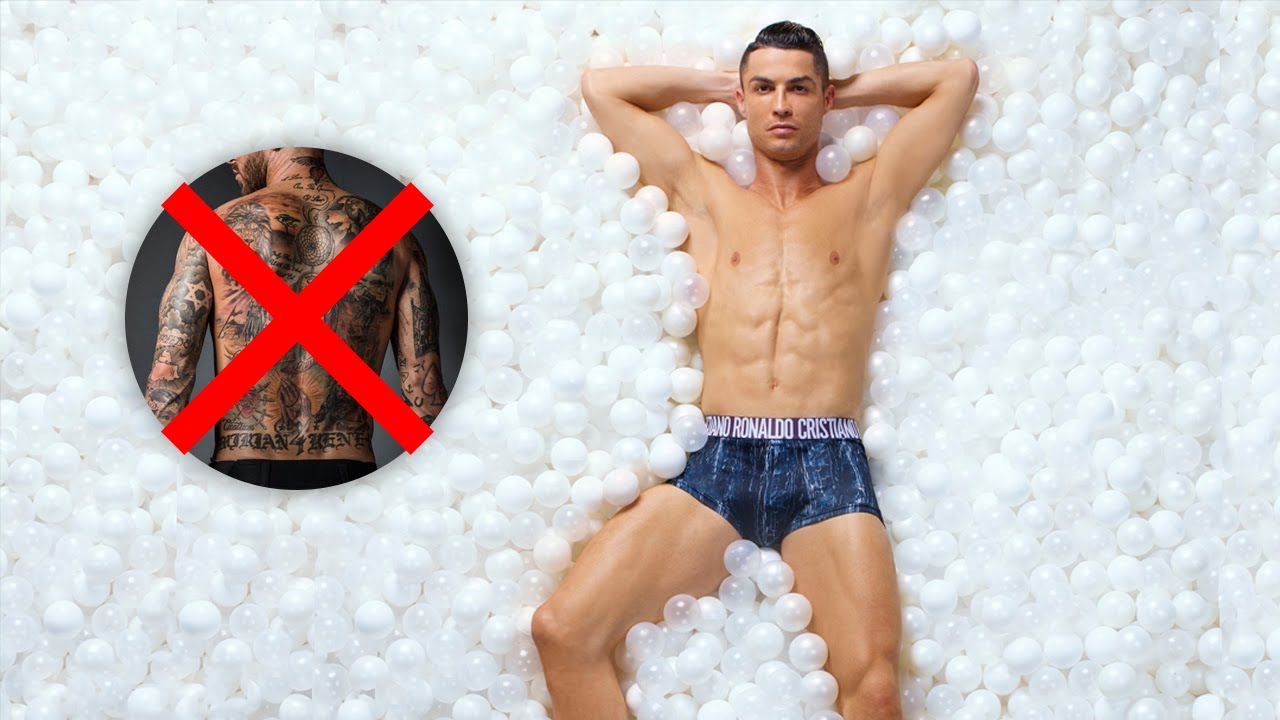 Why Cristiano Ronaldo has no tattoos on his body?