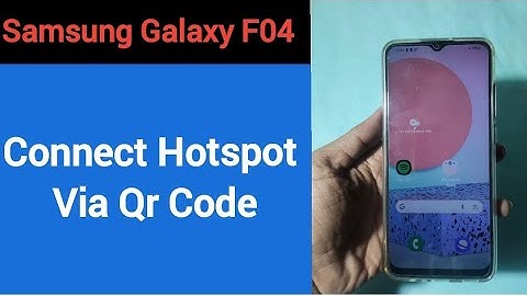 How to connect hotspot via QR code, Samsung galaxy F04 me wireless internet connect kaise karen