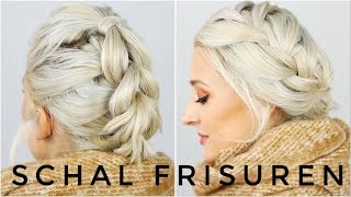 Schal Frisuren - Herbst Looks | OlesjasWelt