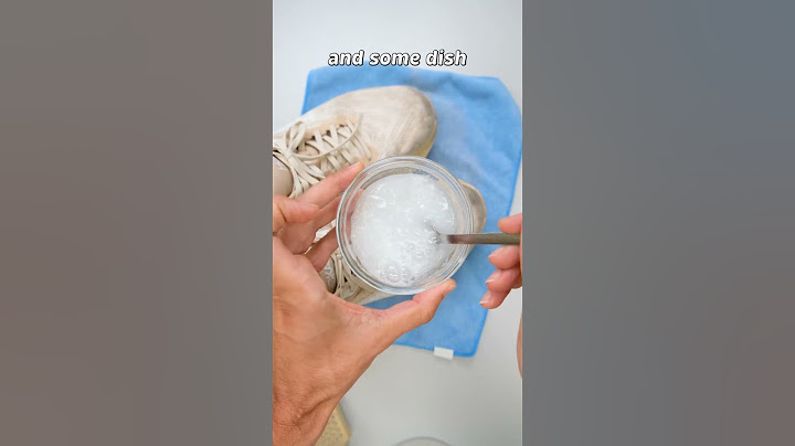 How To Remove Dirt Stains From Your Sneakers - A Dry Cleaners Guide #cleantok #diy #cleanlaundry