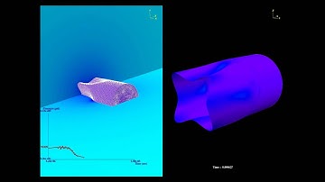 Implosion of an air-filled cylinder submerged in water (Fluid-Structure Coupled Simulation)
