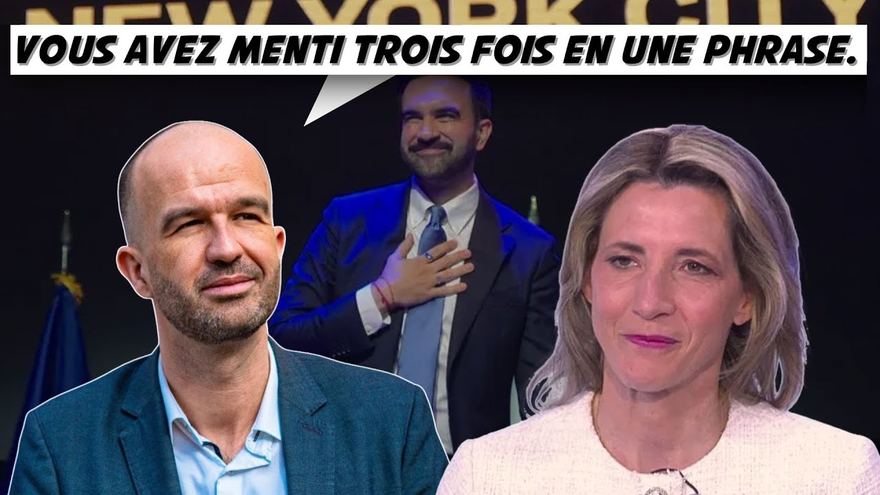 Une journaliste ment en direct sur le maire de New York, Bompard la termine avec grâce et douceur