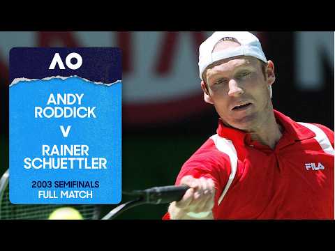 Andy Roddick v Rainer Schuettler Full Match | Australian Open 2003 Semifinal