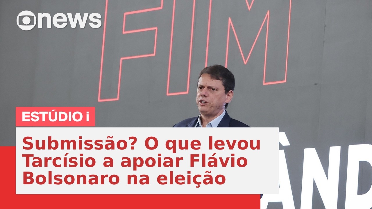 Submissão? O que levou Tarcísio a apoiar Flávio Bolsonaro na eleição