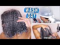 WASH DAY ROUTINE Moisture Retention + Prepoo & Steaming CURLY HAIR // Samantha Pollack