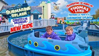 New Ride Thomas & Percy's Submarine Splash at Thomas Land (Opening Day) [4K]