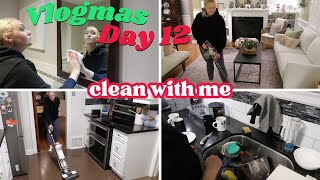 EVENING CLEAN WITH ME | CLEANING MOTIVATION | VLOGMAS 2023 DAY 12