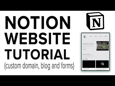 How to Build a Website in Notion! (Custom Domain and Booking Page!)