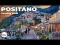 Positano Evening Walk - Amalfi Coast - With Captions