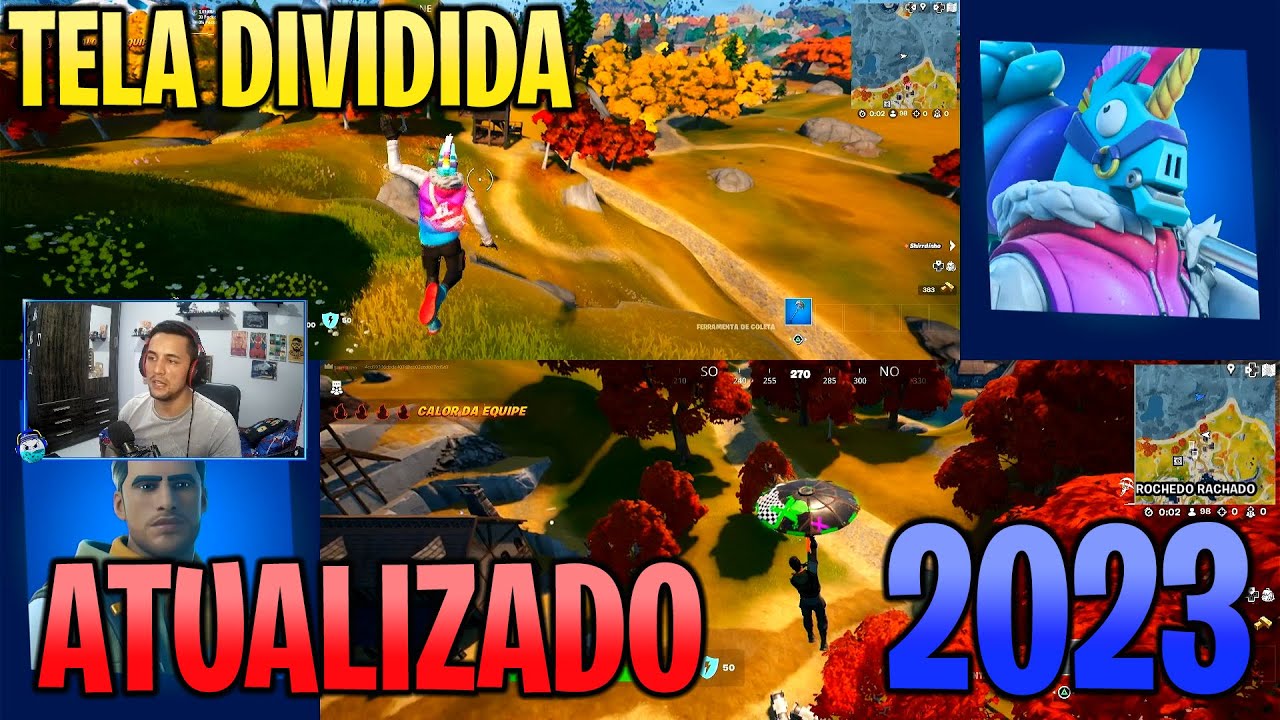 Como jogar Fortnite com a tela dividida na Xbox e PlayStation