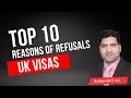 Top 10 Reasons of UK Visa Refusals | Tips to Avoid UK Visa Refusals