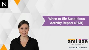 When to file Suspicious Activity Report (SAR) under UAE AML Law? | AML UAE