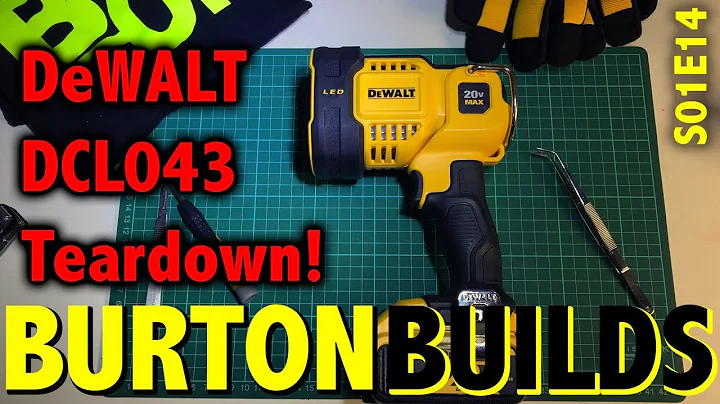 DeWALT DCL043 20V Max Flashlight Teardown and Review - BURTON BUILDS