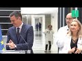 Comparecencia de Pedro Sánchez en las instalaciones del Hospital Universitario Central de Asturias