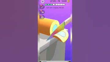 ASMR Slicing gameplay |Level 78 #shorts #ASMRSlicing#PureGuide😇😇