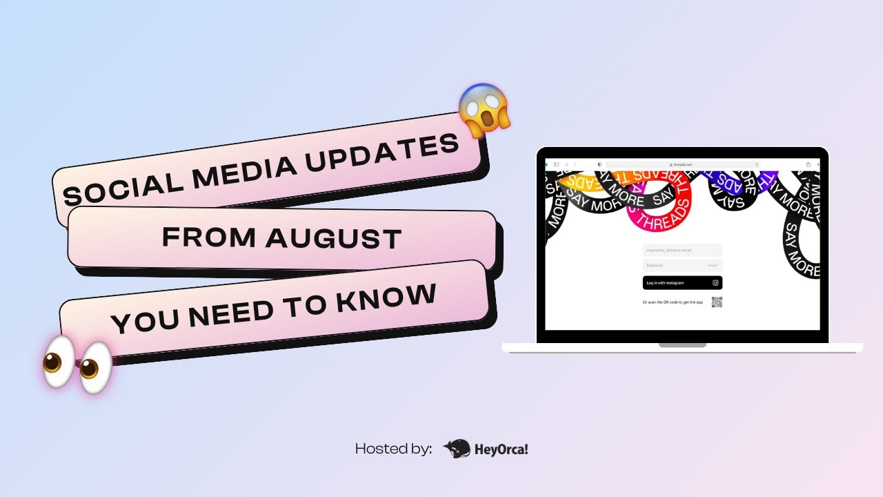 Social Media Updates from August you Need to Know | HeyOrca! - YouTube