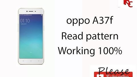 Oppo A37F Easy Read pattern lock with Miracle Box Full Video HD