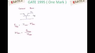 Famous Question on Transistor Breakdown Voltages - GATE 1995 ECE (Electronic Devices) - www.egate.ws Net Worth