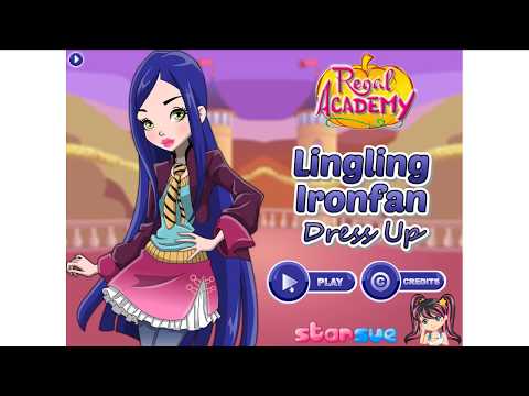 Regal Academy Lingling Ironfan Dress Up Game for girls