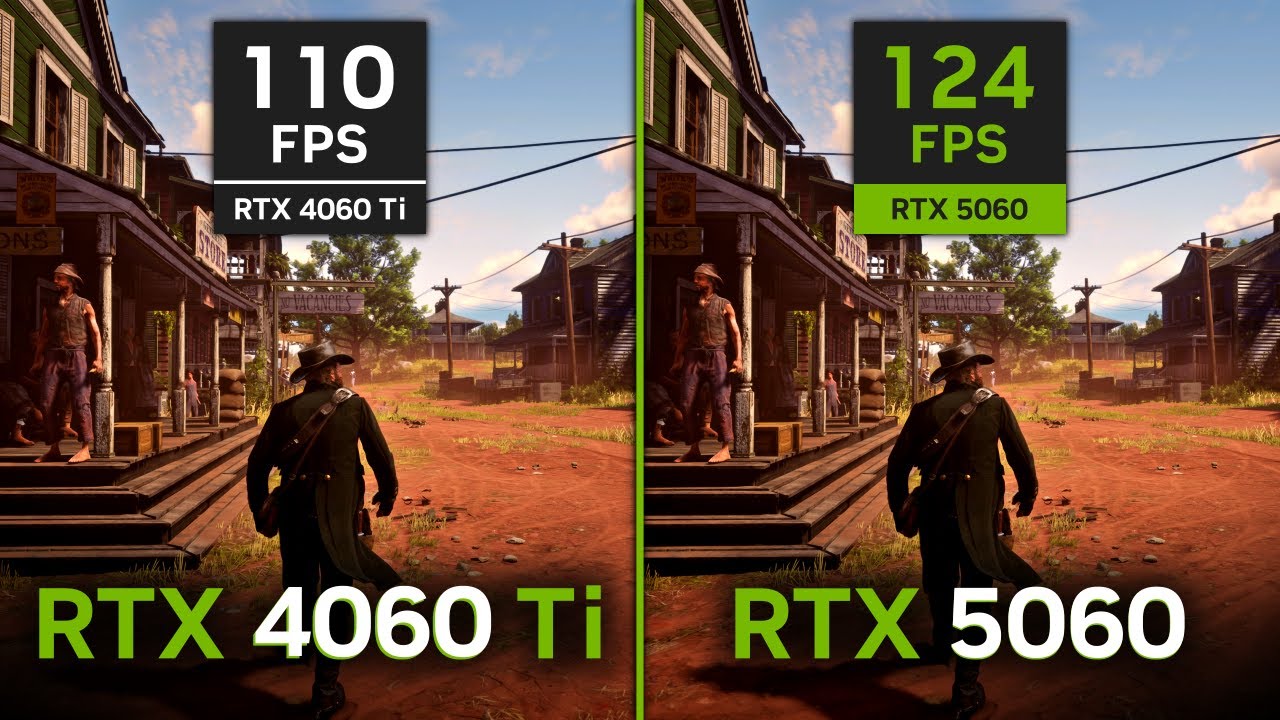 RTX 4060 Ti vs RTX 5060 | 10 Games Tested at 1080p