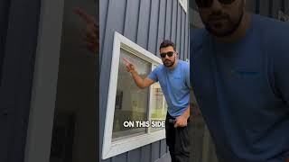 How to take a window screen off from the outside #windowcleaning