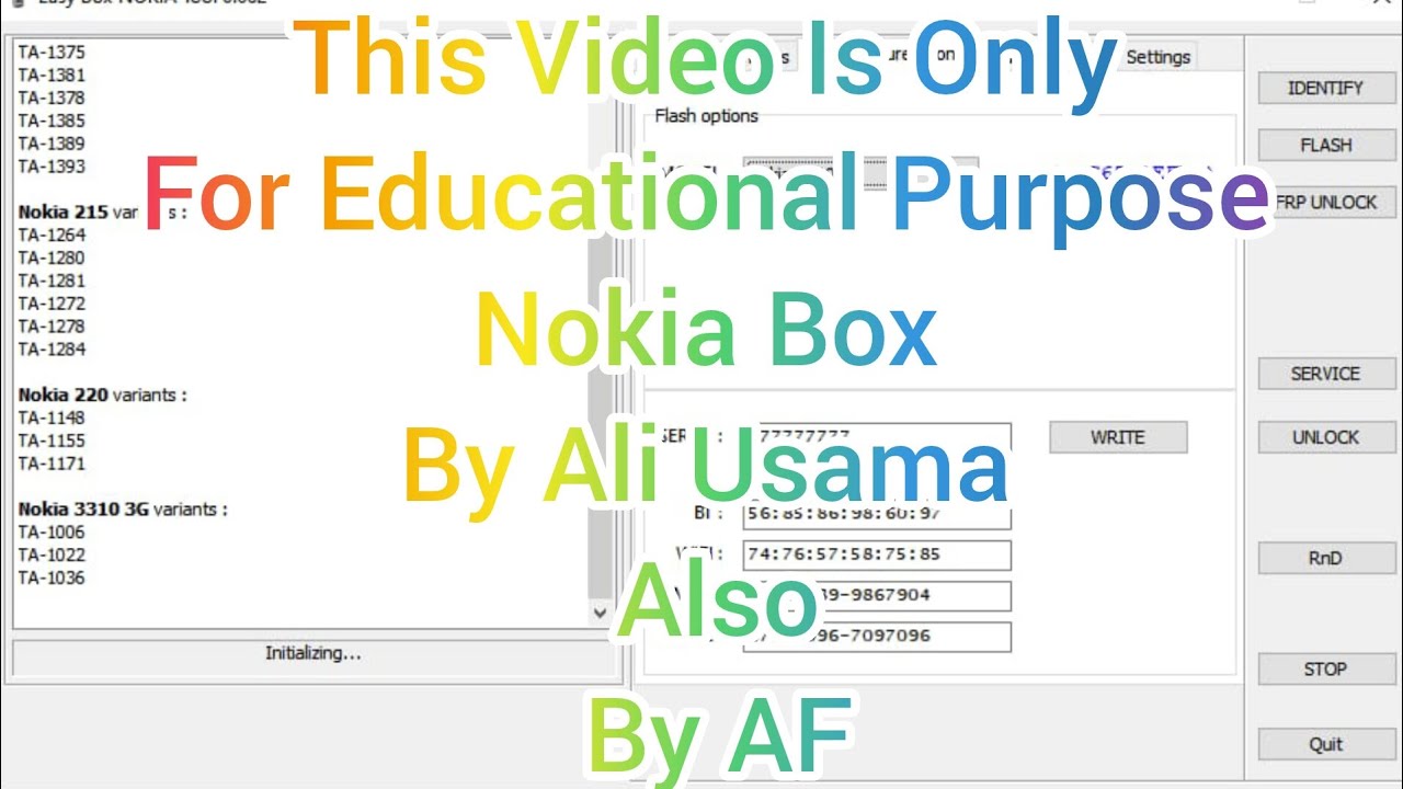 Nokia Easy Box By Ali Usama Also By AF 