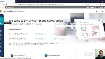 SEP cloud console assign a policy