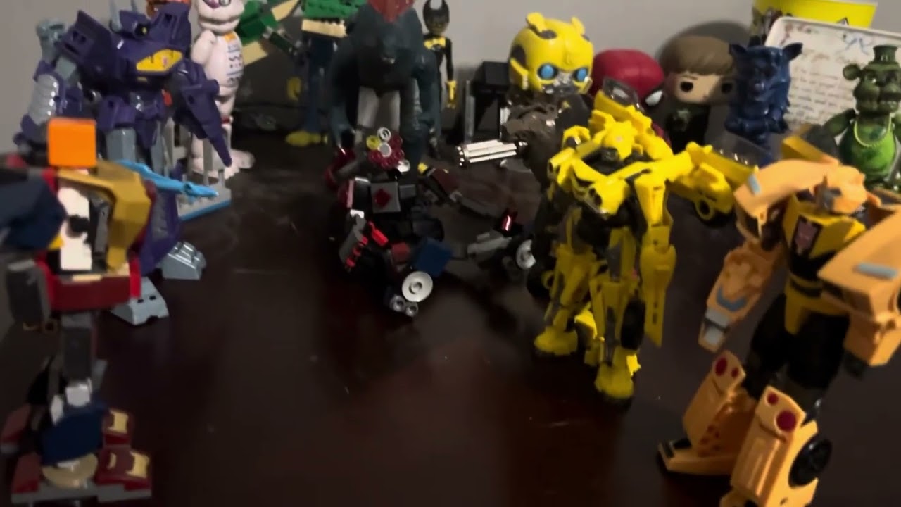 Shockwave, and Vehicons vs Bumblebee, Cliffjumper, and a Autobot soldier, (1/2) |TFTIR|