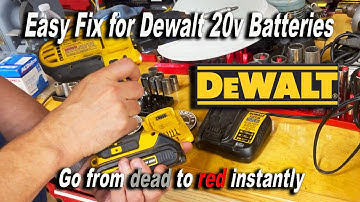 Instantly Repair Your Dewalt 20v Batteries