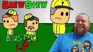 Brewstew Busted Lip REACTION - The cover is better than original, sorry Madman!