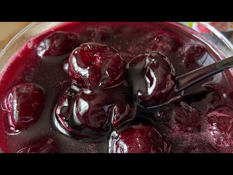 Mom’s Easy 3 Ingredient Whole Cherry Jam