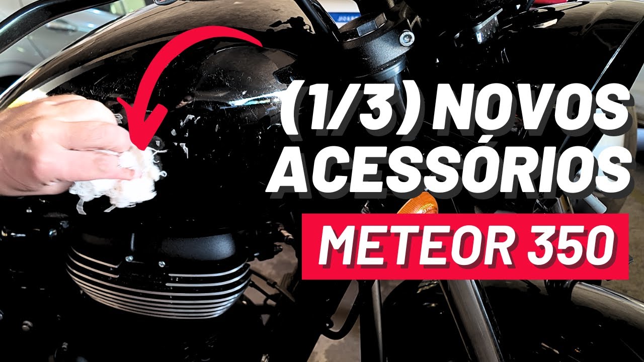 NOVOS ACESSÓRIOS (Pt. 1) | Aro do farol + lâmpadas phillips + logo do tanque + coifas da bengala