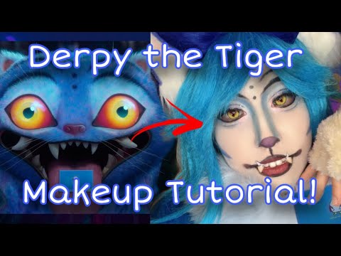 Derpy the Tiger Cosplay Makeup Tutorial!