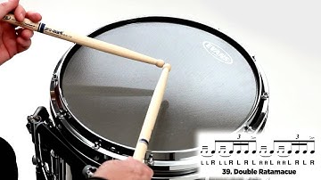 Pearl Drum Rudiments - Double Ratamacue