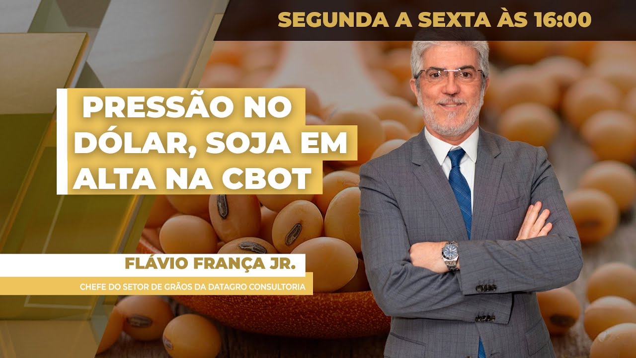 Soja ameniza ganhos com leve alta do dólar, mas ainda fecha em alta na CBOT com altas fortes do...
