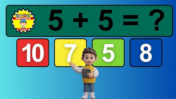 20 Math Quiz for Kids | One Digit Addition Quiz