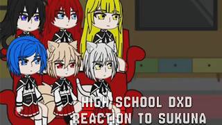 High School DxD Reaction to Sukuna || Reaction to Rimuru || Gacha React