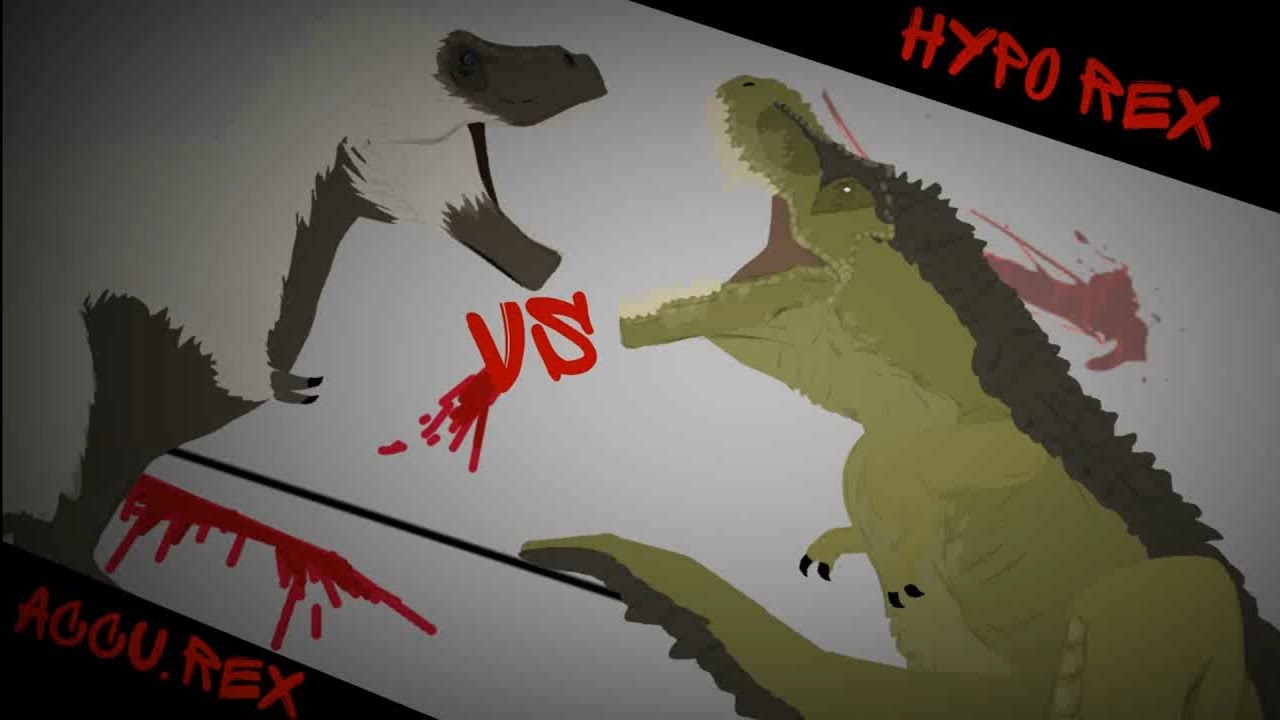[Dc2] D.U.F ( Hypo T-Rex Vs Accurate Tyrannosaurus) Dc2 Battle ...
