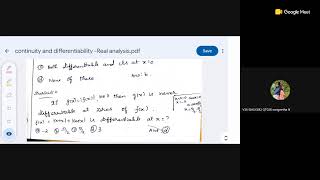UG TRB Maths 2 TEST 22 Revision UNIT 6: Continuity and Differentiability
