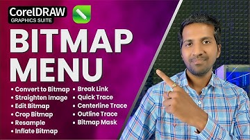 Bitmap Menu Complete Options in Coreldraw  | Learn Coreldraw in Hindi by Simplified Tuts
