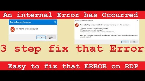 An Internal Error has Occurred in Tsplus || Fix That Issue On #RDP || #Fix that Error | #tsplus