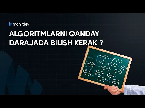 Video: Algoritmning tartibi qanday?