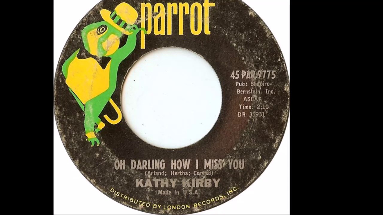 Kathy Kirby - Oh Darling How I Miss You 1965