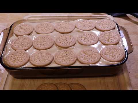 Postre de Galletas Marias con Cafe