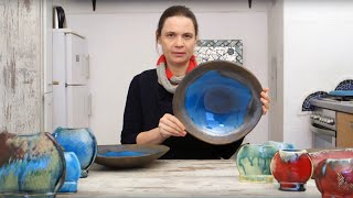 Paper clay tutorial for beginners | How to glaze a bowl or vase