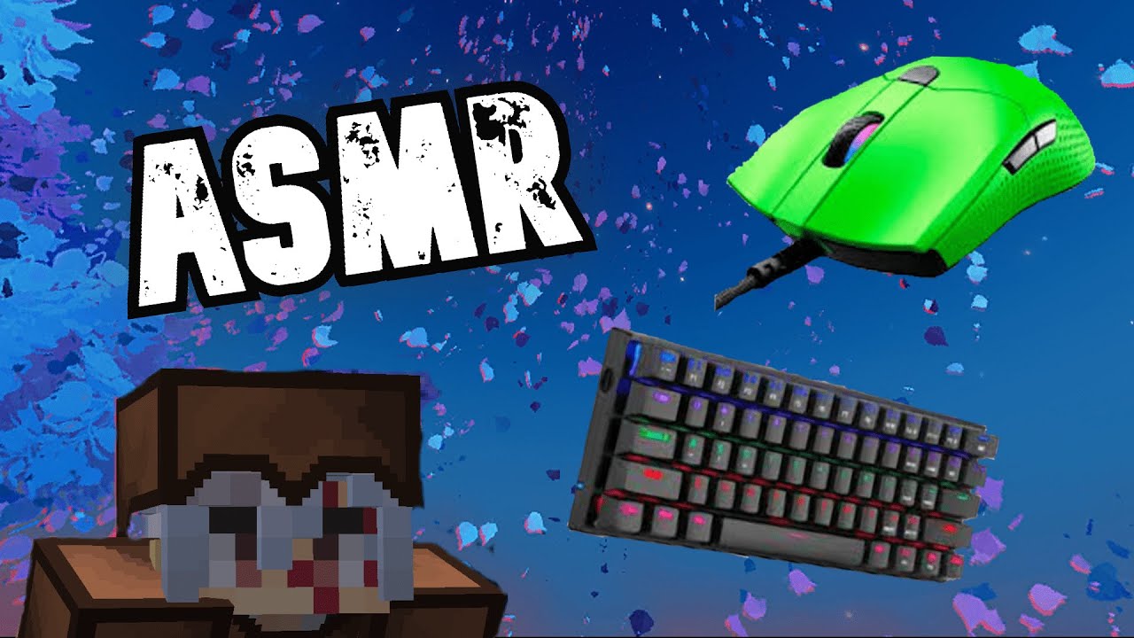 KEYBOARD + MOUSE SOUNDS (asmr w/ handcam) | Minecraft Bedwars