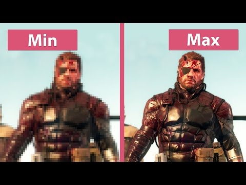 Metal Gear Solid 5 The Phantom Pain – PC Min vs. Max Graphics Comparison [FullHD][60fps]